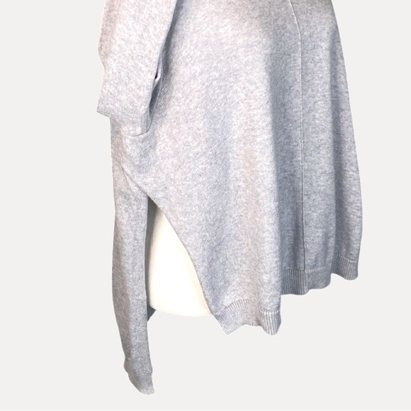 360 SWEATER 15% cashmere lightweight hi low hem sweater - Picture 4 of 6